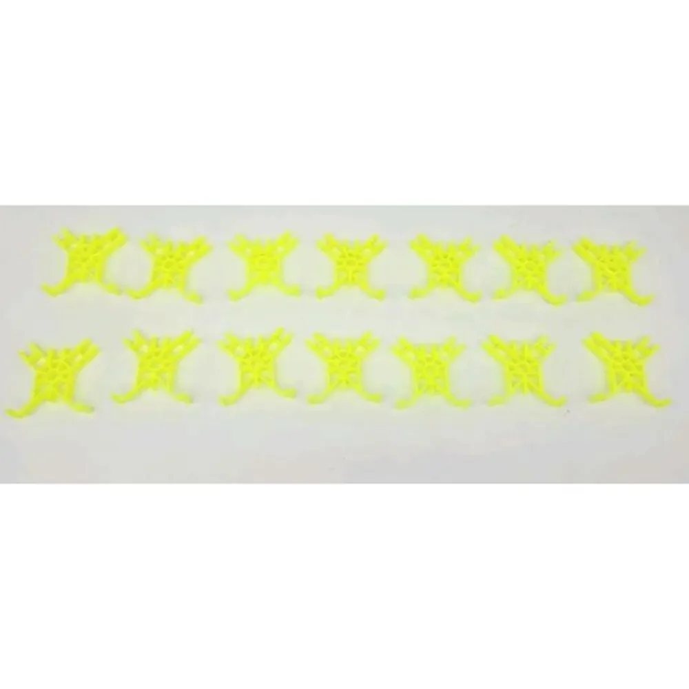 14 Knex Yellow Connectors Cross Tie Roller Coaster Track Part K'nex 91432 Lot
